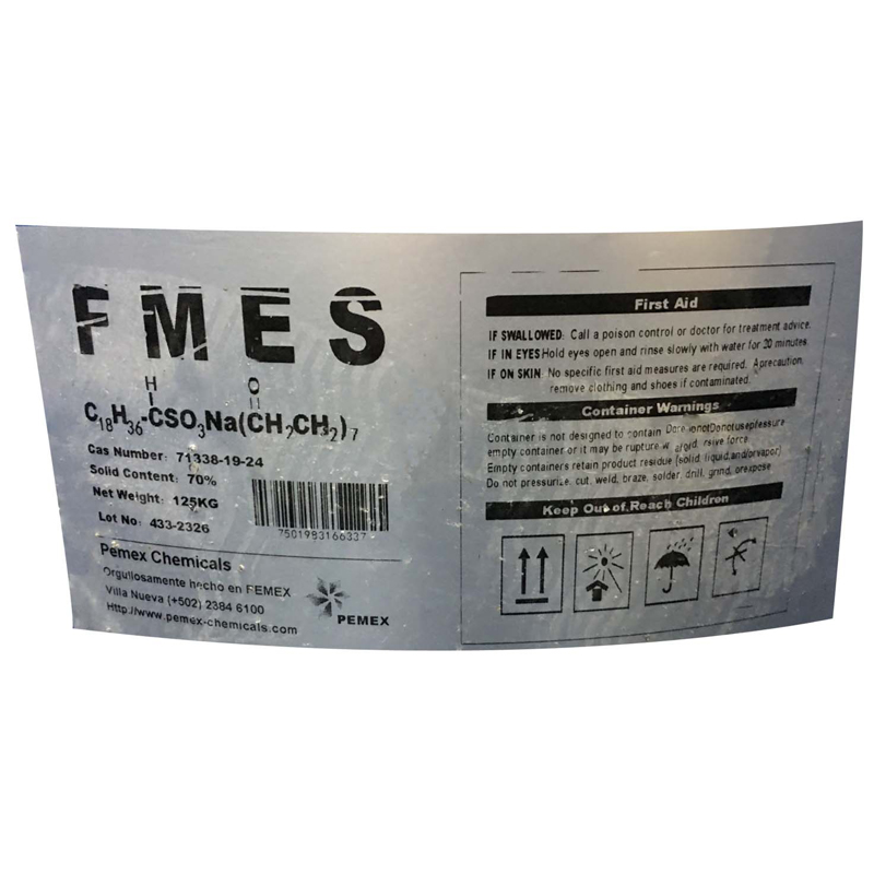 Sodium fatty acid methyl ester ethoxylate sulfonate FMES